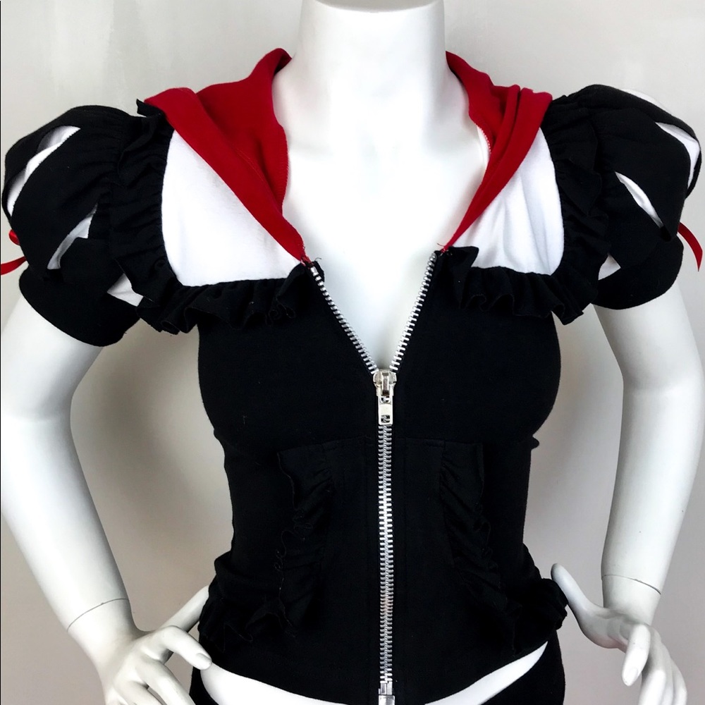 Trashy Red Riding Hoodie Costume Small